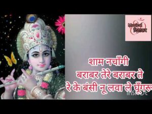 Read more about the article श्याम नचाँगी बराबर तेरे बराबर तेरे के बंसी नू लवा ले घूँगरू…