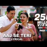 Aaj Se Teri Hindi Lyrics- Padman Arijit Singh