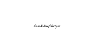 Genesis No Son Of Mine Lyrics