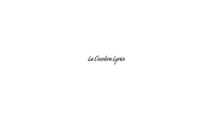 La Cocotera Lyrics